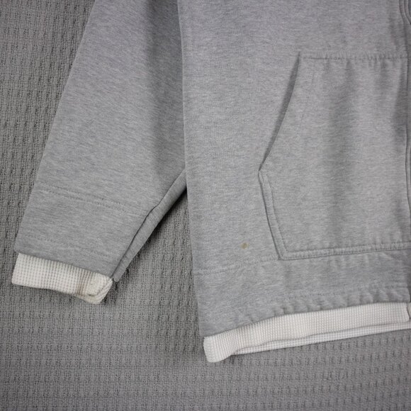 Avirex Double Layered Waffle Knit Accent Hoodie Mens - Picture 3 of 8